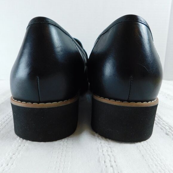 Vionic Women's Cheryl II Loafers Black 7.5 (fits like 7)  Leather Comfort MINT! - Picture 10 of 14